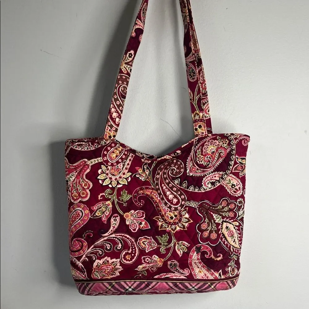 Vera Bradley Piccadilly Plum Bucket Tote